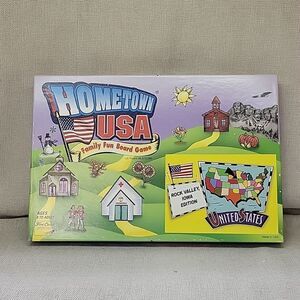Hometown USA Family Fun Board Game. Rock Valley Iowa Edition